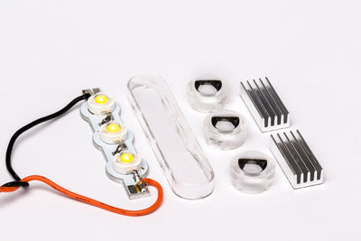 13mm ECO-Scheinwerfer für Gleitschirme, 3x6W, RC-Gleitschirm Beleuchtung, RC-Paraglider