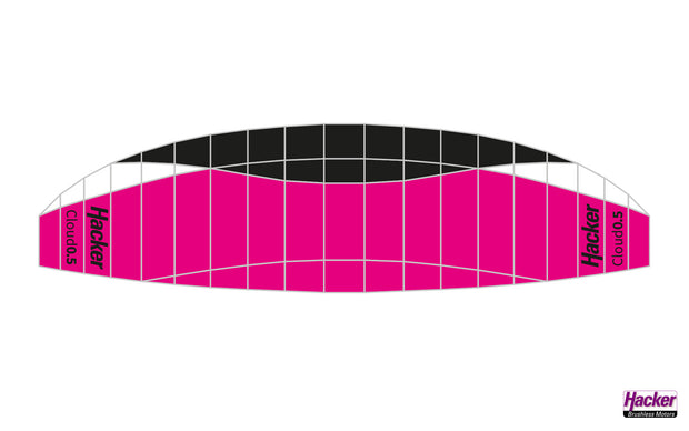 Para-RC-Gleitschirm Cloud 0.5 purple