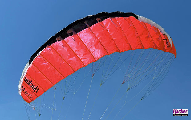 Para-RC-Gleitschirm Cloud 0.5 rot
