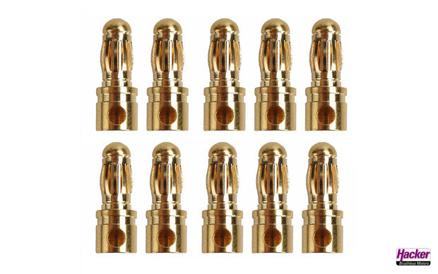 Gold Connector Male 3.5mm