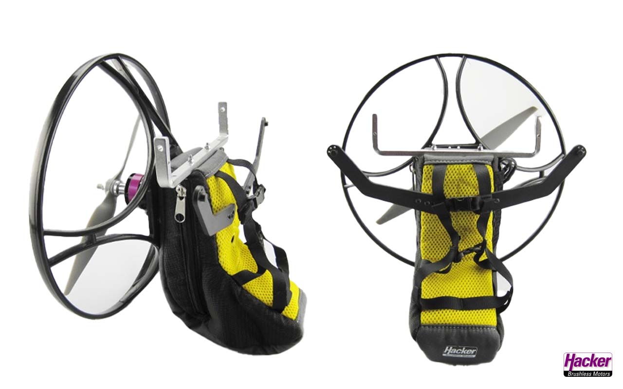 Hacker - Para-RC Rucksack-Set L EVO mit Robin V2 – Para Aviation RC