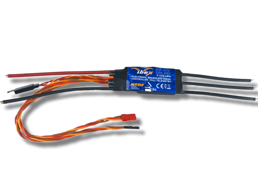 Ibex 55A Brushless Controller mit 12A BEC & Telemetrie – Para Aviation RC