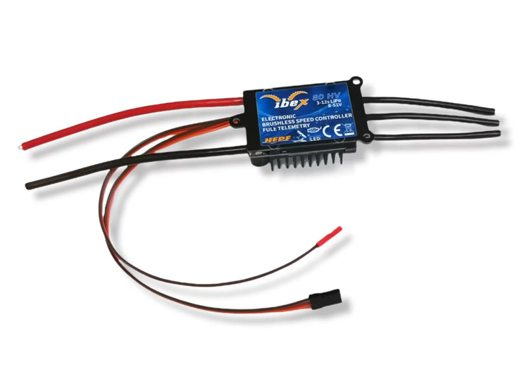 Ibex 80A Brushless Controller MIT 12A BEC & TELEMETRIE