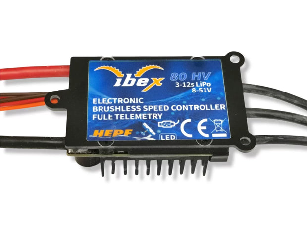 Ibex 80A Brushless Controller MIT 12A BEC & TELEMETRIE